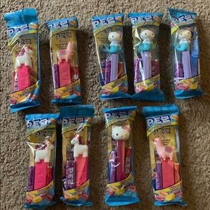 NWOT Hello Kitty Pez Dispensers Lot of 9 Unopened